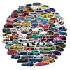 50/100PCS JDM Car Stickers - Retrofit Racing Graffiti Decals for Laptop Guitar Bike Skateboard Waterproof Kid Toy Decor