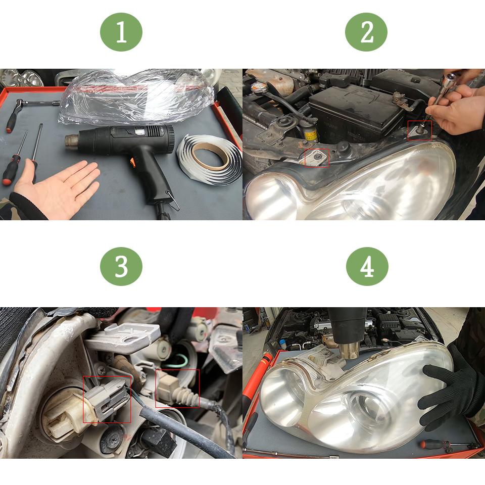 Transparent Headlight Cover Headlamp Lens Shell Replace Original Lampshade Plexiglass For Chevrolet Spark 2011 2012 2013 2014