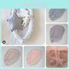 Cozy Cotton Lace Newborn Baby Lounger Portable Crib Bed In Pink Beige Gray Teal