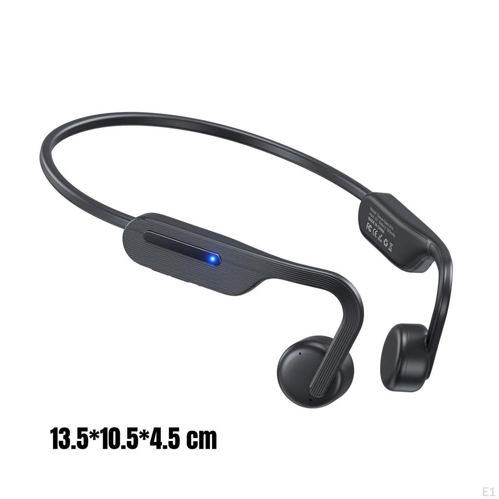 Headphones IPX5 Waterproof Earphones Long Time Opening Ear Active for Biking Black X56