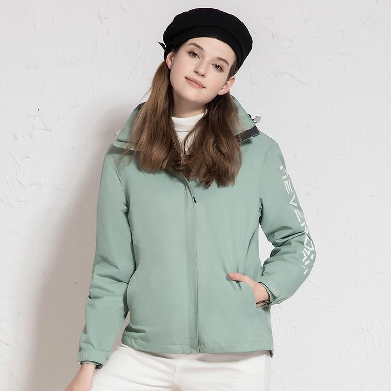 Men Women 3-in-1 Detachable Fleece Jacket Outdoor Hiking Camping Ski Windproof Warm Breathable Coat
