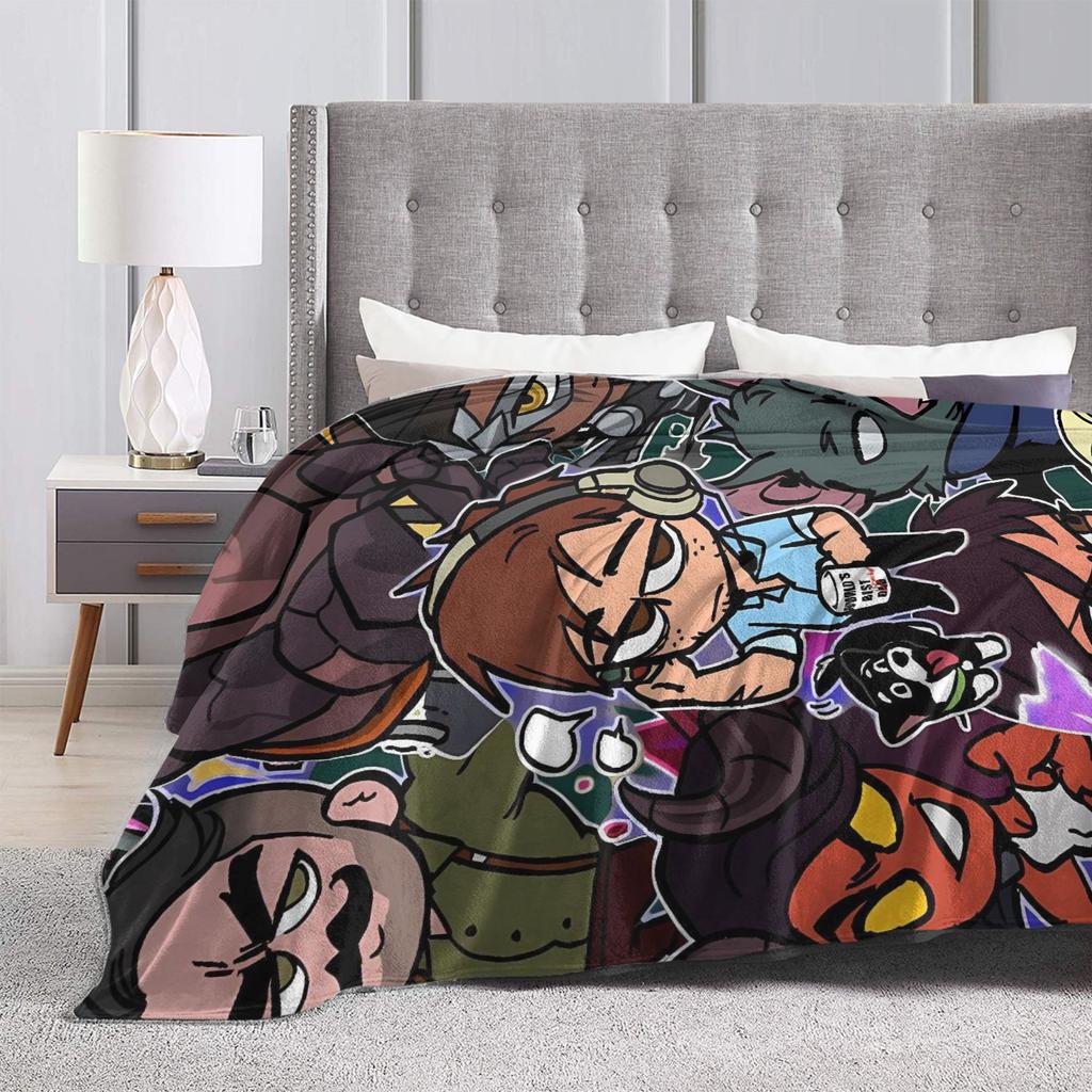 Dispatch Game Flannel Blanket Autumn  Soft Durable Throw Blanket for Girls Boys Living Room Novelty Bedspread Sofa Bed Cover