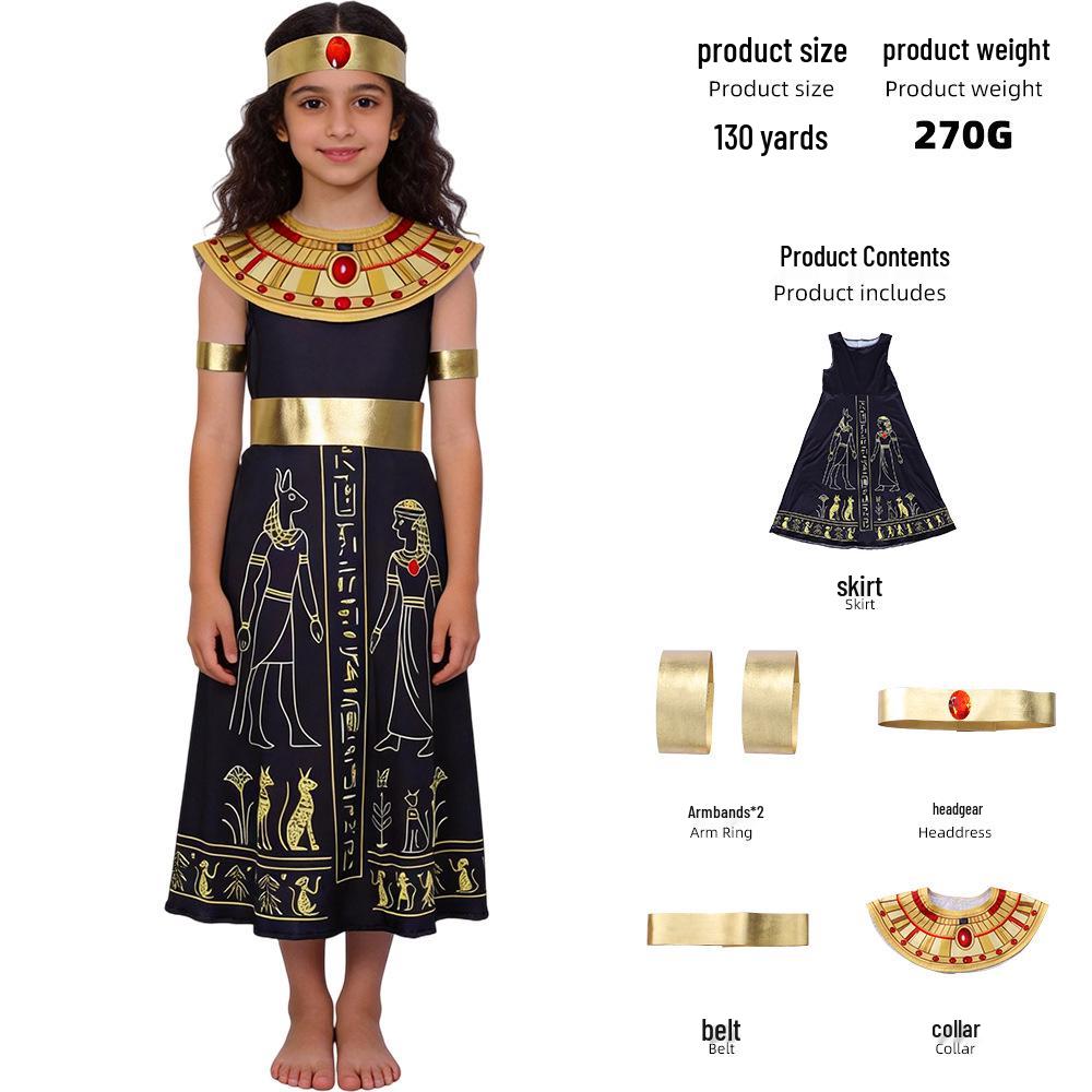 Children s Egyptian Queen Cleopatra Pharaoh Costume 150 cm