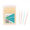 200Pcs/Set Soft Plastic Double-Head Brushed Toothpick Oral Care Dental Floss