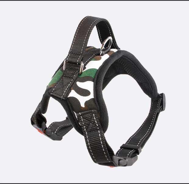 Universal Dog Harness: Cross-Border Traction Rope for Medium & Large Breeds, Labrador Pet Vest with Chest and Shoulder Straps