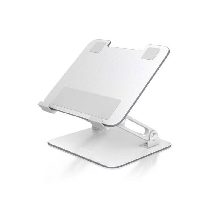 AISENS Soporte portátil/tableta aluminio 7-13" ajustable plegable plata antideslizante