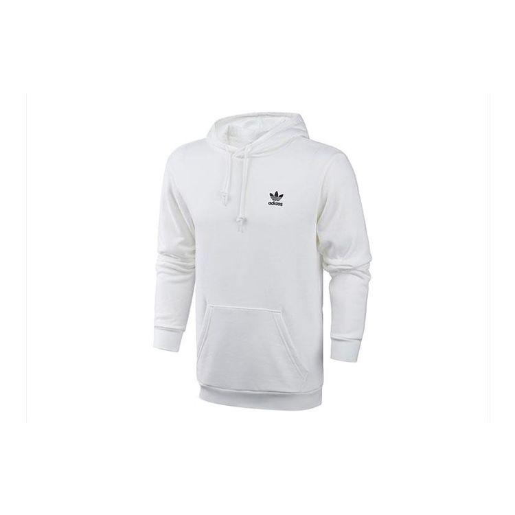 adidas Originals Valentinstag Back Logo Print Hoodie Herren Weiß GK7163
