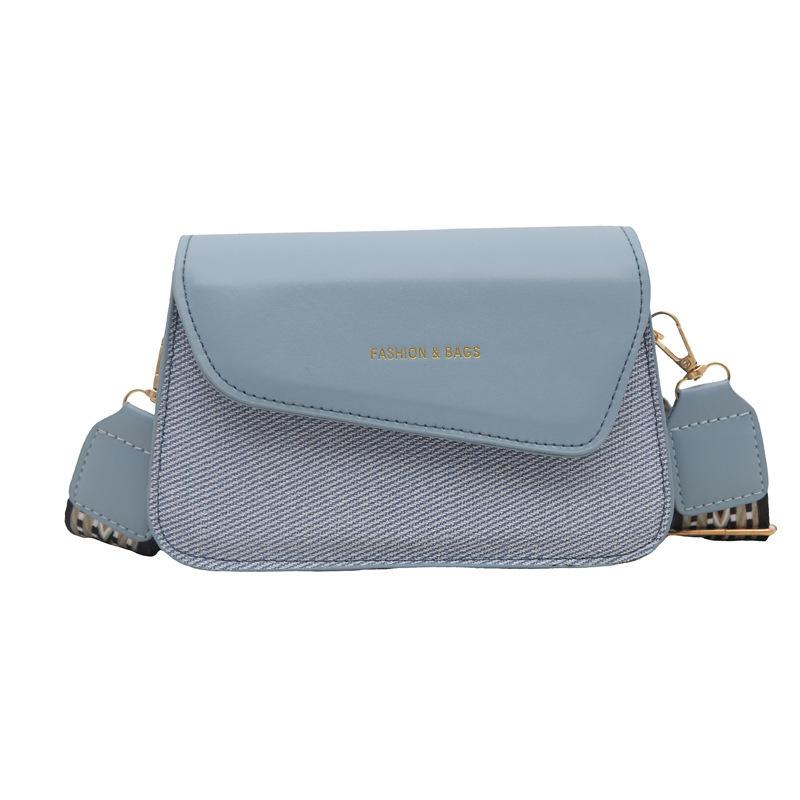 Premium Wide Shoulder Strap Small Square Bag Women's New Fashion Versatile Shoulder Bag Simple Commuter Messenger Bag Bags