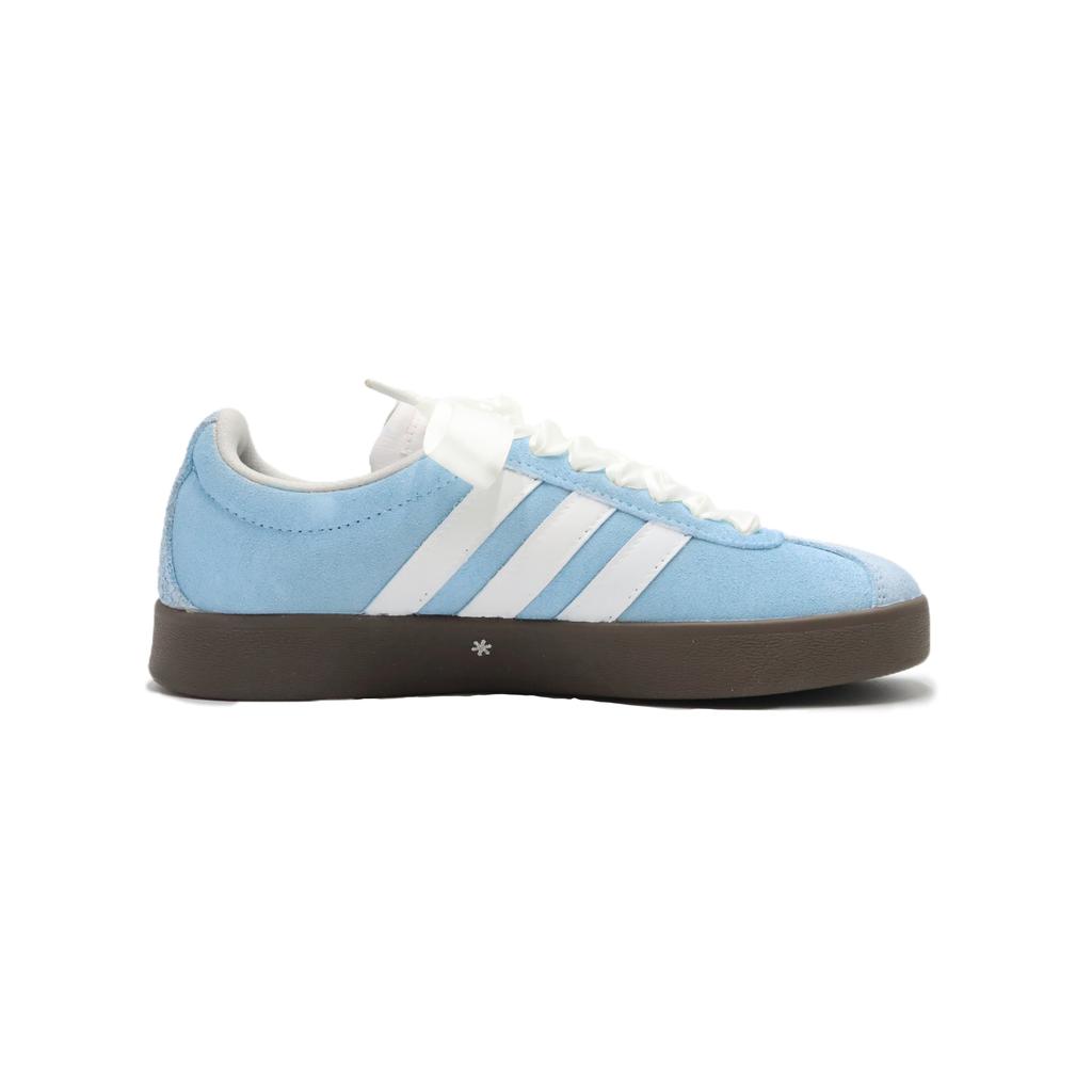 Adidas VL COURT 2.0 Wear resistant And Lightweight Low top Skateboard Shoes Unisex Blue White HQ1802(team665-)