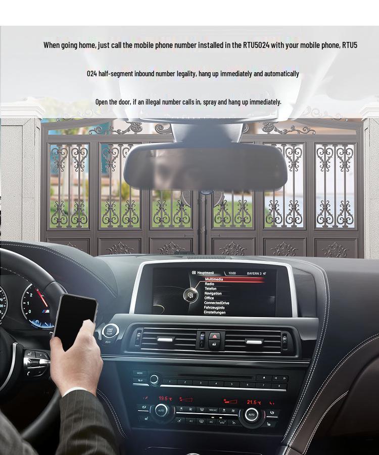 RTU5024 2G GSM Garage Door Controller with Power Failure Alarm and Remote Control