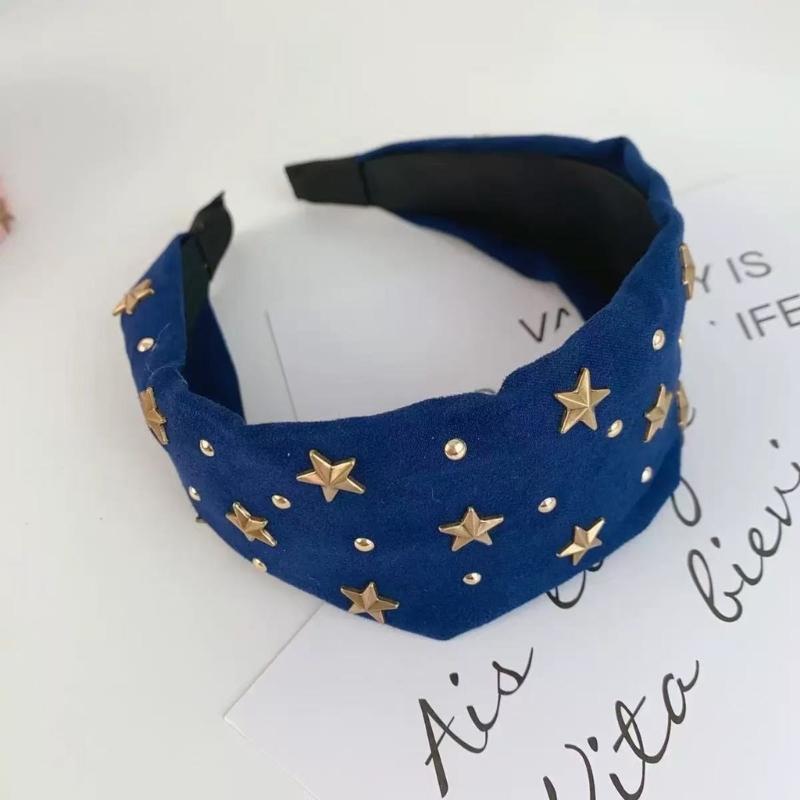 Stylish Star Hairband Korean Styles Design Soft Fabric Hair Accessory For Women Girls Casual Outfit