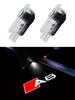 2Pcs Led Car Door Welcome Lights For 4dnvc A1 A3 8P 8V A4 A5 A6 A7 A8 Q3 Q5 Q7 Q8 Sline TT Projector Ghost Shadow Lamp dnvc4
