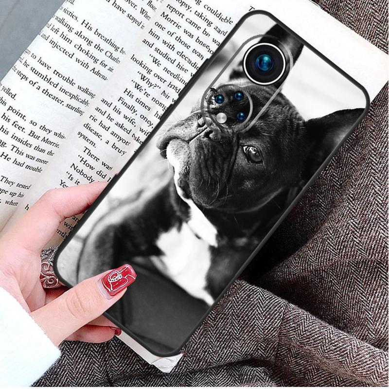 French Bulldog Case For Honor X9a X8a X7a X6a X6 X7 X8 X9 X8b X9b 50 70 90 Magic 5 Lite Magic 6 Pro Cover
