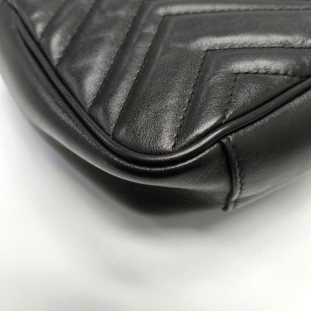 [Pre-Owned] Gucci GG Marmont Matelassé Mini Bag 'Black' - Very Good #1LJ7S3H