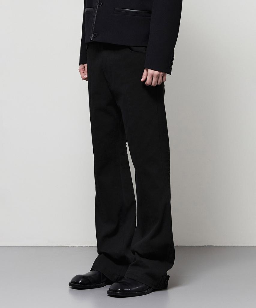 IL CORSO Action Flare Cotton Pants Black Iepa5E103Bk