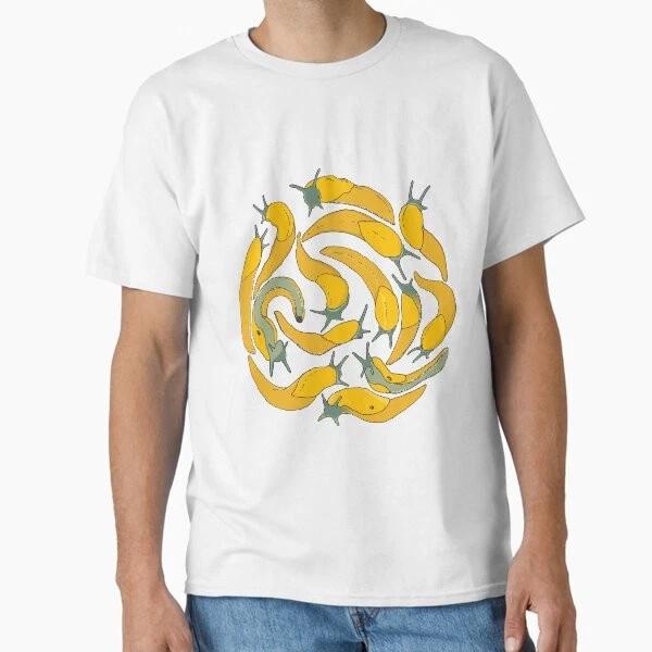 Banana Slug Party Classic Tshirt Made In Usaaus Tshirt S2xl S