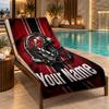 Custom Name Tampa Bay Buccaneers Beach Towel Personalized Text Soft Towel Swimming Travel Bath Gift