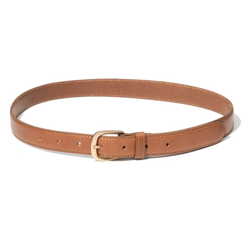 

состояние (W) простой золотистый ремень из коровьей кожи (T019_tan) tan