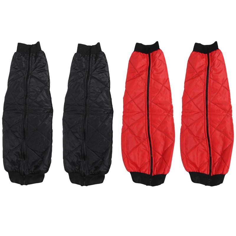 1 Pair Winter Motorcycle Knee Brace Thicken Warm Windproof Protection Leg Warmers Fleece Windshield Leg Cover Cycling Guard NEW