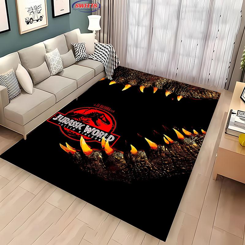 Klasický film Dinosauří P-Park Velký koberec pro domov Obývací pokoj Dětská ložnice Pohovka Rohožka Kuchyňská podlahová rohož Protiskluzová Dekorace
