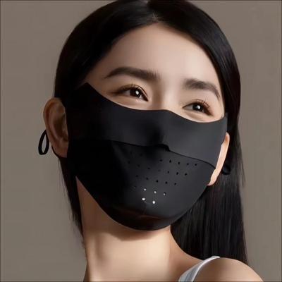 High-Value 3D Ice Silk Eye Corner Care UV Protection Mask for Women - Breathable & Seamless Summer Sun Shield