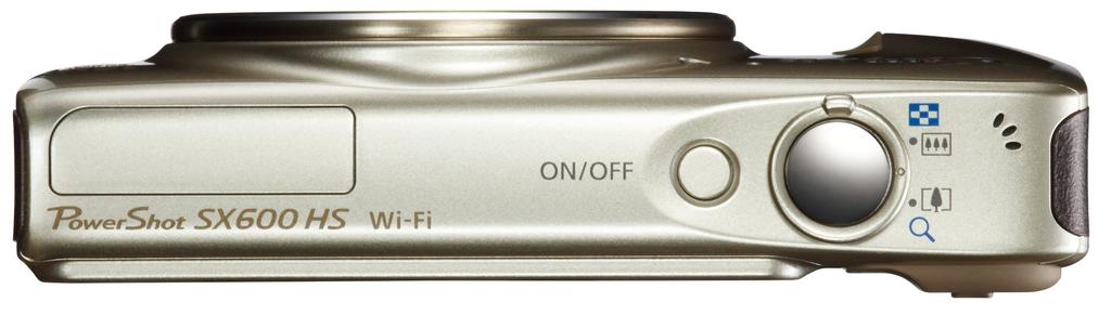 Canon PowerShot SX600 HS Digital 18x Optical Camera, Gold, Zoom, PSSX600HS(GL)