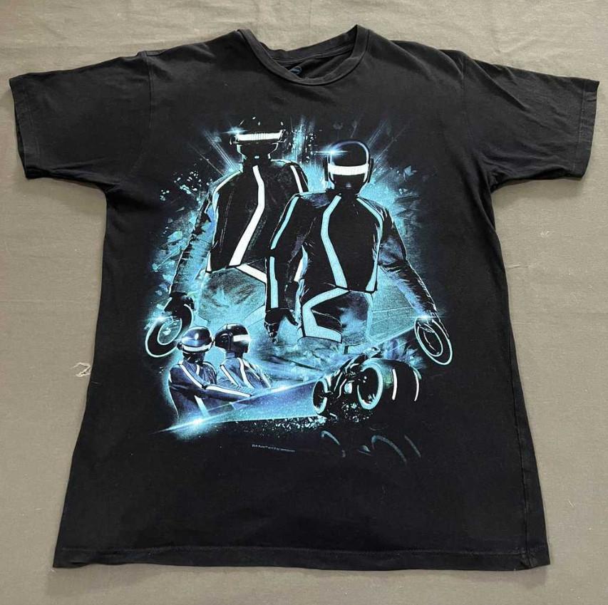 Daft Punk Black Short Sheelve Adult Unisex T-Shirt Unisex T-Shirt S
