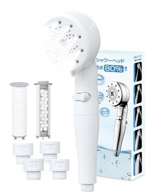 Chuveiro de Micro Nano Bolhas Bolhas para Fino 5 Volumes de Água Ajustáveis e Manual Água Limpeza Profunda Economia de Água de até ou Mais Forte
