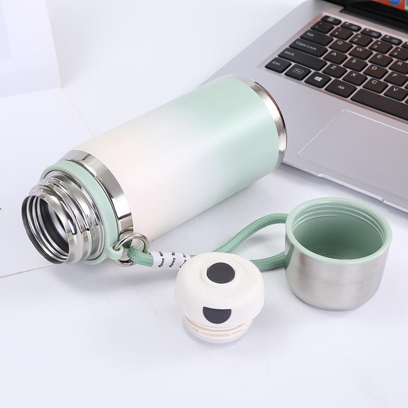 Stainless Steel Insulated Cup Tea Separation Tea Cup Outdoor Portable Mountaineering Travel Water Cup