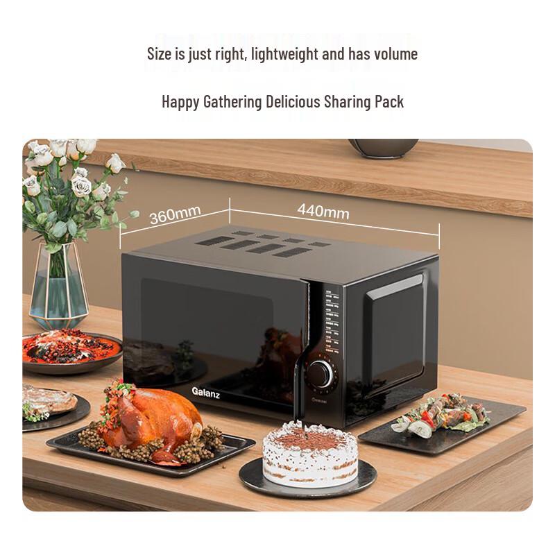 Forno a microonde compatto con piatto girevole Ruijie da 20L (Spina CN)
