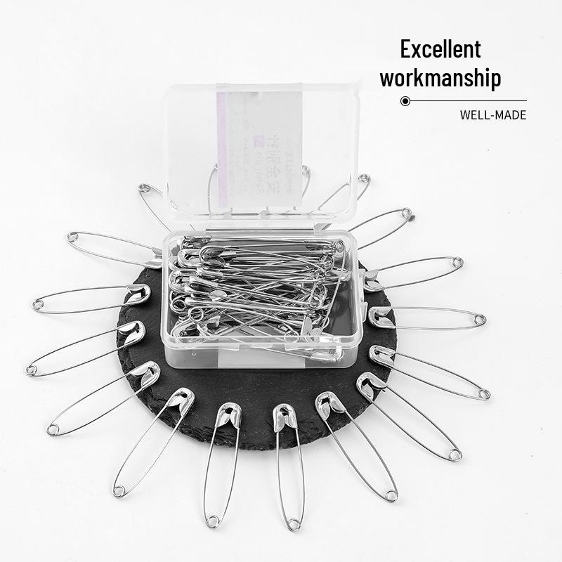 Vintage Large & Small Safety Pins: U-Shaped Brooch and Paper Clip Style for Clothes