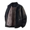 ROMON Men's Fleece-Lined Casual Flight Jacket