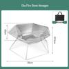 Portable Folding Fire Pit & Grill for Camping and Home Heating