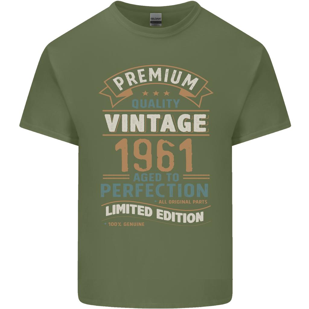 Premium Vintage 65th Birthday 1961 Unisexs Light Cotton TShirt