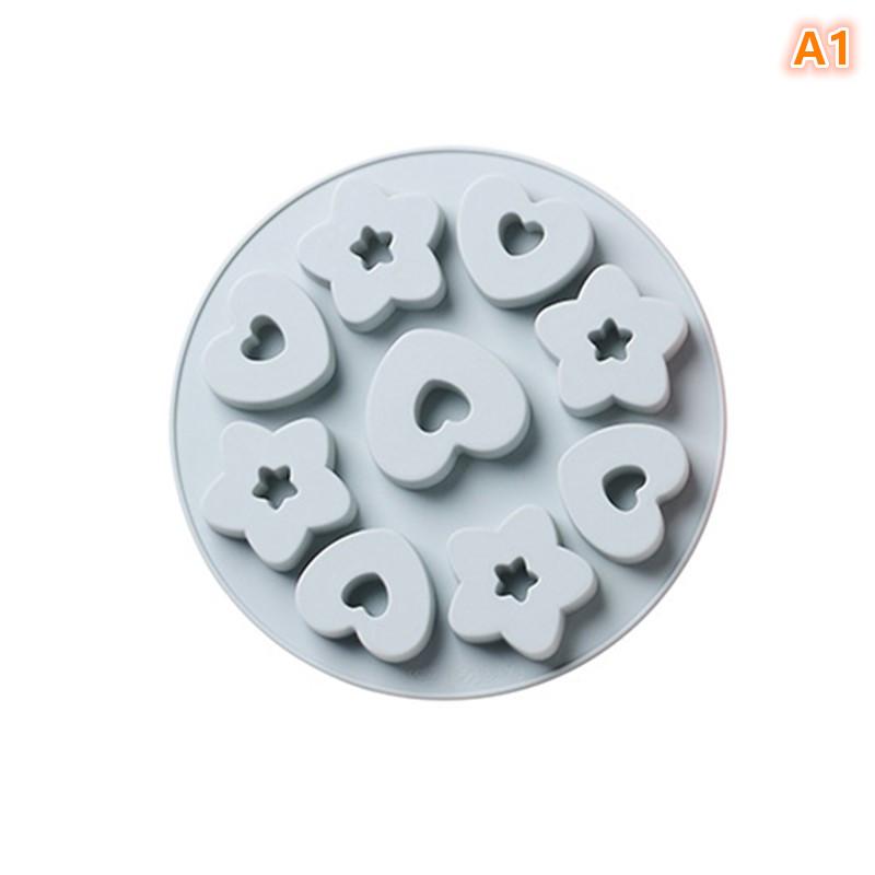 Multicavity Heart Little Star Biscuit Making Tool Twinkle Star Chocolate Muse Cake Silicone Mould Ice Tray Candle Soap Decor