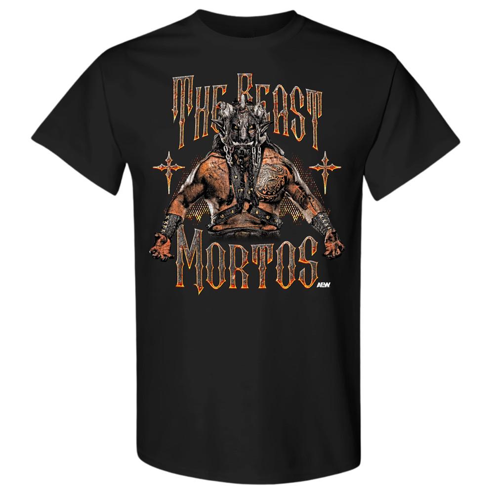 

The Beast Mortos Untamed AEW Official TShirt Unisex T-Shirt XXXL