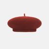 Hwaiteusaenjeu Patch Wool Beret Brick