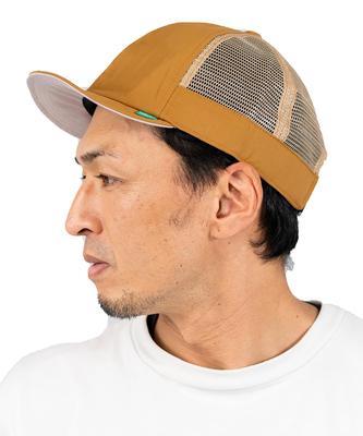 BALL HIKE MESH CAP Cloth Hat Mesh Cap Umpire Cap Water Repellent XL Camel [NAKOTA] 60/40