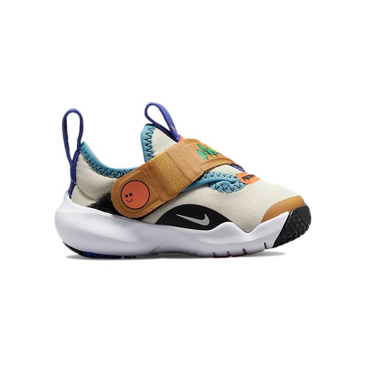 Nike Flex Advance Bt Abrasion Resistant Breathable Support Low Top Running Shoes Orange Yellow Infant And Toddler DO2349-047
