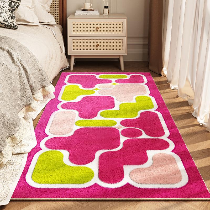 Schlafzimmer Bettvorleger Niedlicher Cartoon Langer Teppich Zimmerbodenmatte Erkerfenstermatte