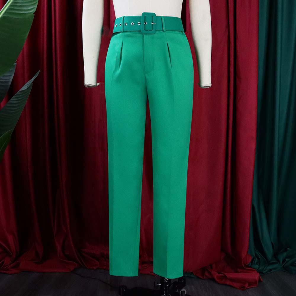 Women's High Waist Slimming Suit Pants - European & American Fashion for Spring/Summer and Autumn