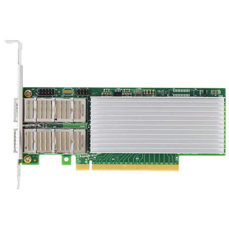 E810 CQDA2 25G/100G Dual-Port Fiber Network Card PCIe 4.0 x16 QSFP28 NIC
