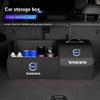 Scatola portaoggetti in pelle per bagagliaio auto, organizer pieghevole per auto per Xc60 Xc90 V40 V60 S60 V50 V90 S80 C40 XC40 V70 XC70 C30 C70