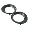 Unpainted Black Fog Light Cover Trim For For BMW X3 E83 LCI 2007 2010 Front Left Right Part # 51113423789 51113423790