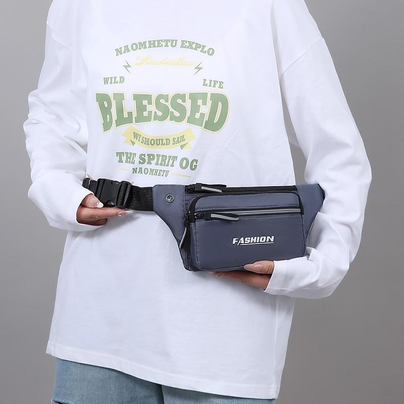 Unisex Fashion Waist Bag - Large Phone Fanny Pack for Men & Women (Water-Resistant Banana Hip Bag for Travel/Outdoor)