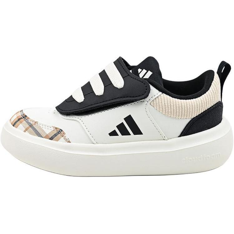 New Adidas Park St Breathable Low-Top Kids' Training Shoes White Black Kids' JR5887