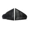 For Skoda Rapid 2012-2018 ABS Plastic Rear Window Quarter Louver Scoop Cover Side Vent Shutter Trim Car Adhesive Accessories