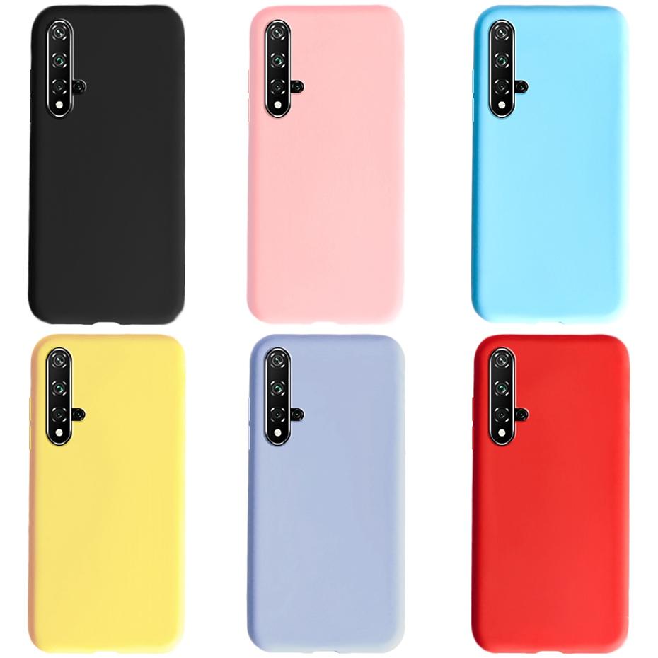 Case For Huawei Honor 20 Pro Honor20 YAL-L21 YAL-L41 Back Cover Phone Case Luxury Soft Matte Silicone Bumper on Honor 20 Cases