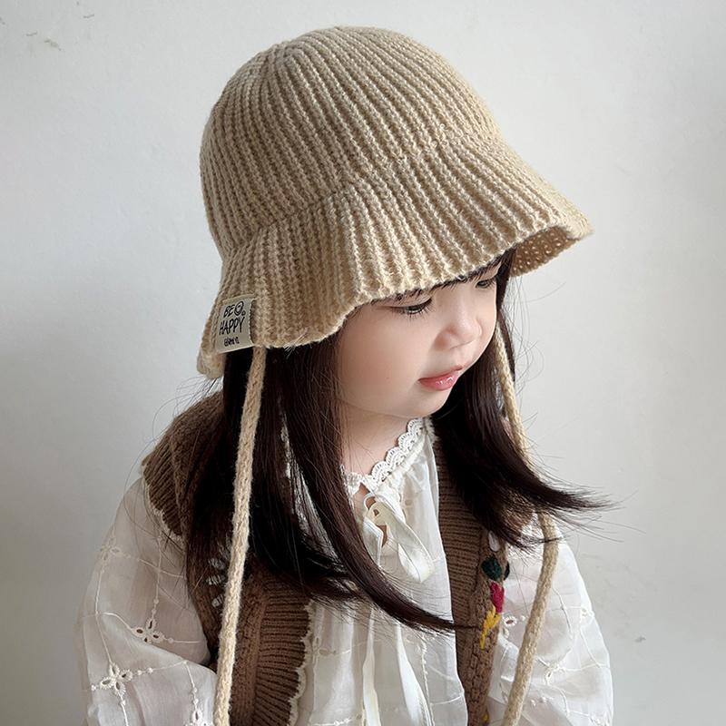 Children's Fisherman Hat Boys and Girls Knitted Hat Baby Travel Hats