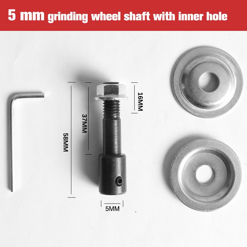 10Mm Spindle Adapterf For Grinding Polishing 5Mm/6Mm/8Mm/10Mm/12Mm/14Mm/16Mm Shaft Motor Bench Grinder
